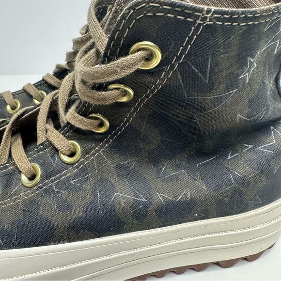 Converse Chuck Taylor RARE Lift Ripple High Top Sneakers Camo Star Size 7.5 - Picture 6 of 12